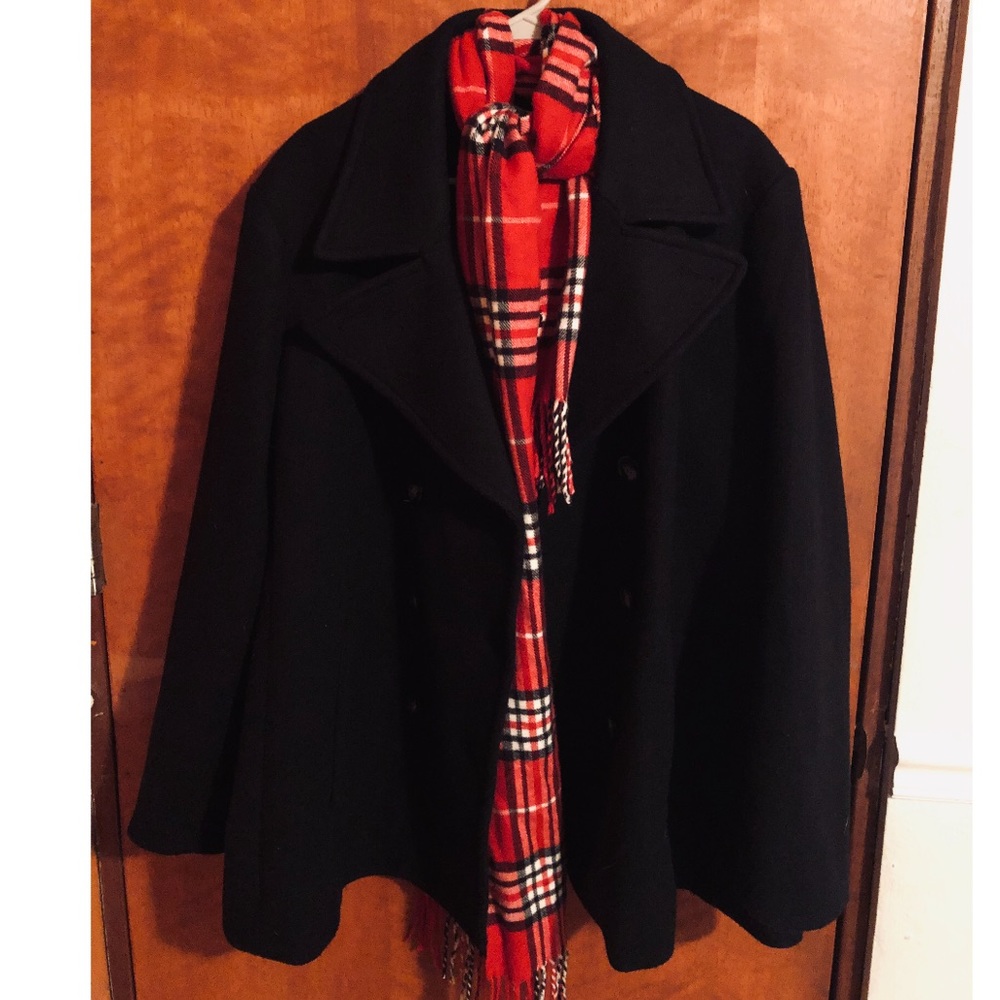 Soft-Brushed Peacoat for Women